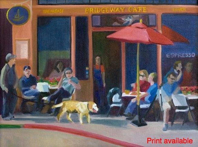 Bridgeway Cafe by Linda Rosso