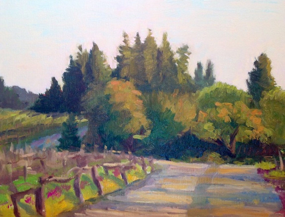Road to Chalk Hill by Linda Rosso